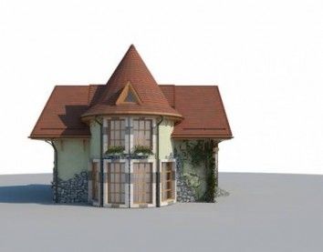 Проект дома из блоков 10-2218-2