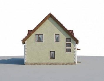 Проект дома из блоков 10-2244