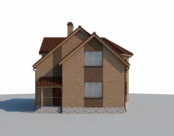 Проект дома из блоков 10-2068