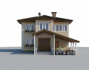 Проект дома из блоков 10-2015-2