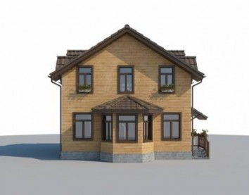 Проект деревянного дома 10-2246