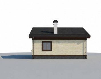 Проект дома из блоков 10-2202