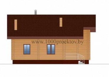 Проект деревянного дома 1550
