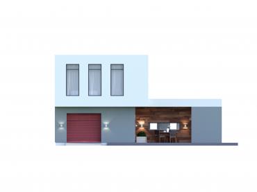 Проект дома из блоков м10