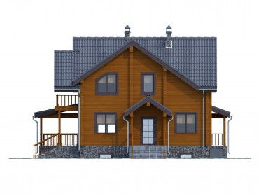 Проект деревянного дома 3-2