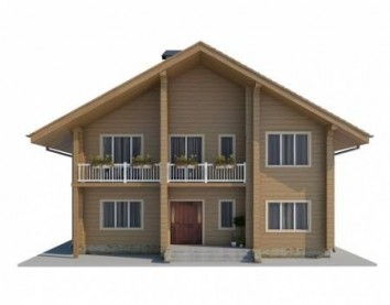 Проект деревянного дома 10-2013