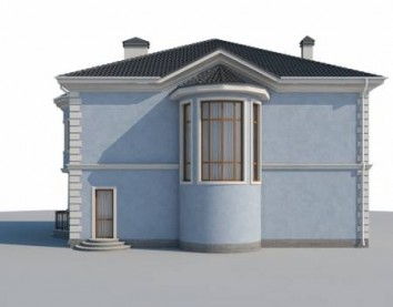 Проект дома из блоков 10-2154