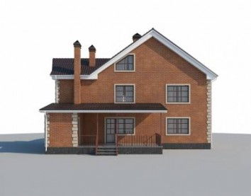 Проект дома из блоков 10-2160