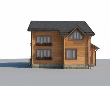 Проект деревянного дома 10-2193