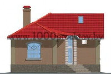 Проект дома из блоков 1085