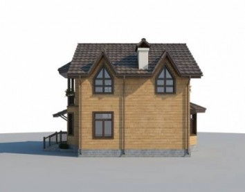 Проект деревянного дома 10-2246