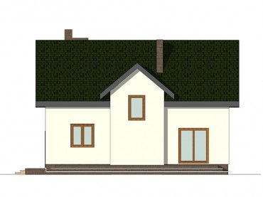 Проект дома из блоков м18