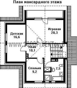 Проект дома из блоков 1154