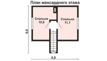 Проект деревянного дома 10-2235