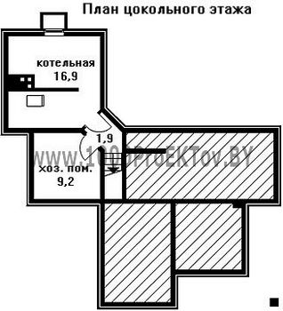 Проект дома из блоков 1329