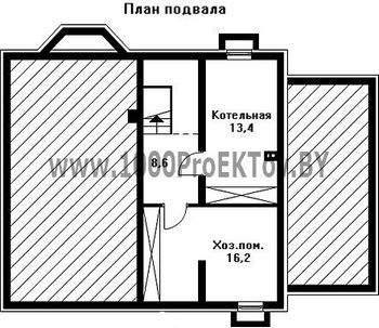Проект дома из блоков 1456