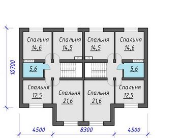 Проект каменного дома 1617