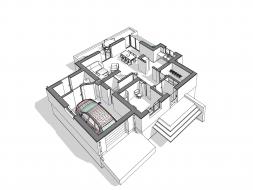 Проект дома из блоков 1-13