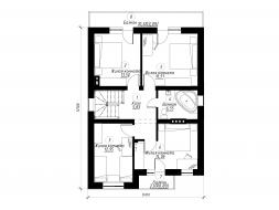 Проект дома из блоков м25