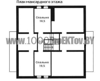 Проект каменного дома 1498