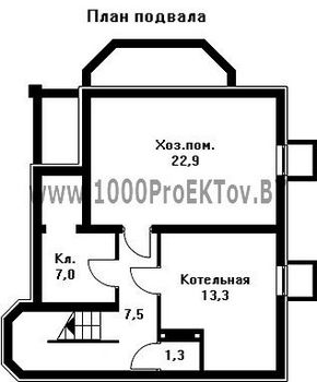 Проект дома из блоков 1422