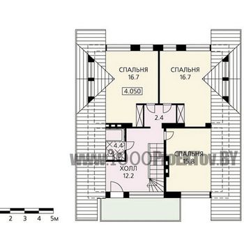 Проект дома из блоков 1109
