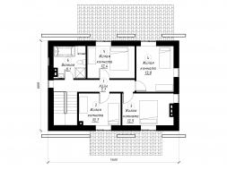 Проект дома из блоков м20
