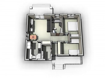 Проект каркасного дома 2-1