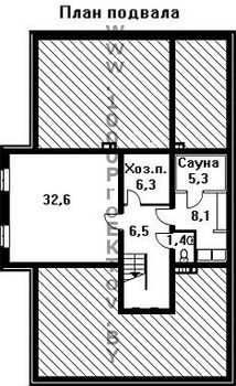 Проект дома из блоков 1379