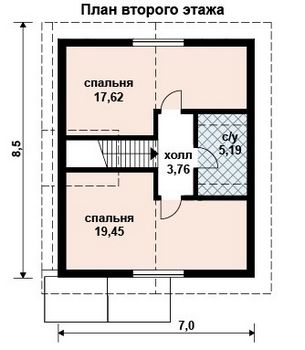Проект дома из блоков 10-2022