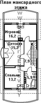 Проект дома из блоков 1443