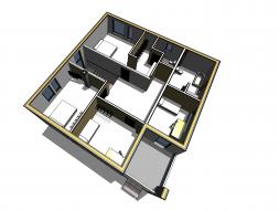 Проект каркасного дома 2-80-2