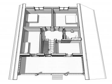 Проект каркасного дома 2-26
