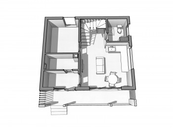 Проект каркасного дома 2-14