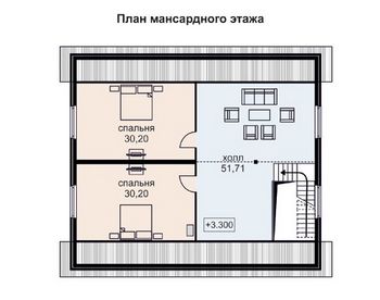 Проект дома из блоков 10-2007