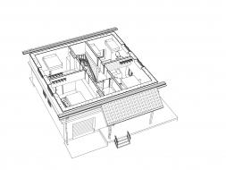 Проект дома из блоков 1-15