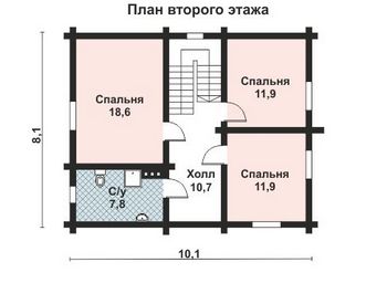 Проект деревянного дома 10-2150