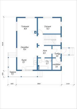 Проект каменного дома 1567