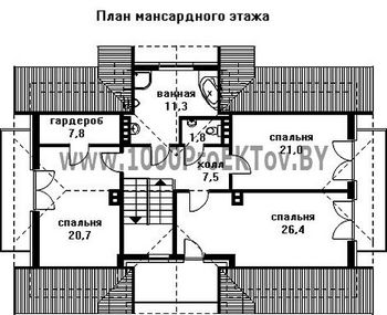 Проект дома из блоков 1333