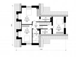 Проект дома из блоков м24