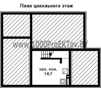 Проект дома из блоков 1327