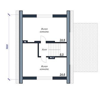 Проект каменного дома 1575