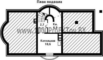 Проект дома из блоков 1274
