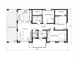 Проект каркасного дома 2-30-5