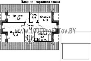 Проект дома из блоков 1311