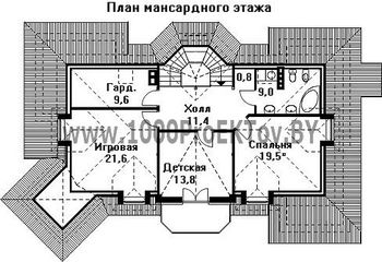 Проект дома из блоков 1149