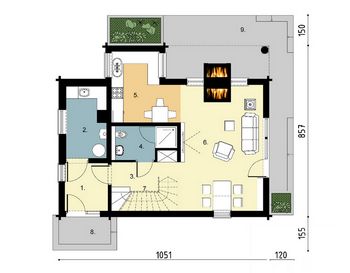 Проект деревянного дома 1613