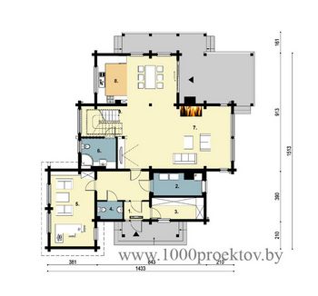 Проект деревянного дома 1612