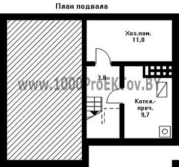Проект дома из блоков 1195
