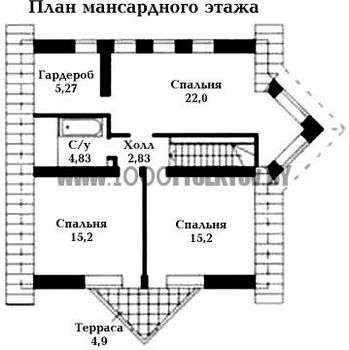 Проект дома из блоков 1499
